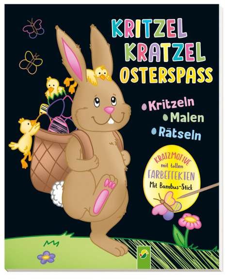 Kritzel-Kratzel-Osterspaß. Kratzbuch für Kinder ab 5 Jahren, Buch