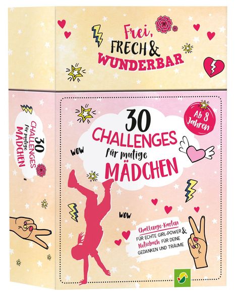 Iris Warkus: 30 Challenges für mutige Mädchen - Frei, frech, wunderbar - für Mädchen ab 8 Jahren, Buch