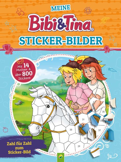 Sina Wellge: Meine Bibi &amp; Tina Sticker-Bilder, Buch