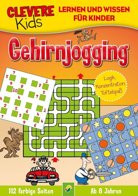 Clevere Kids Gehirnjogging - Lernen und Wissen, Buch