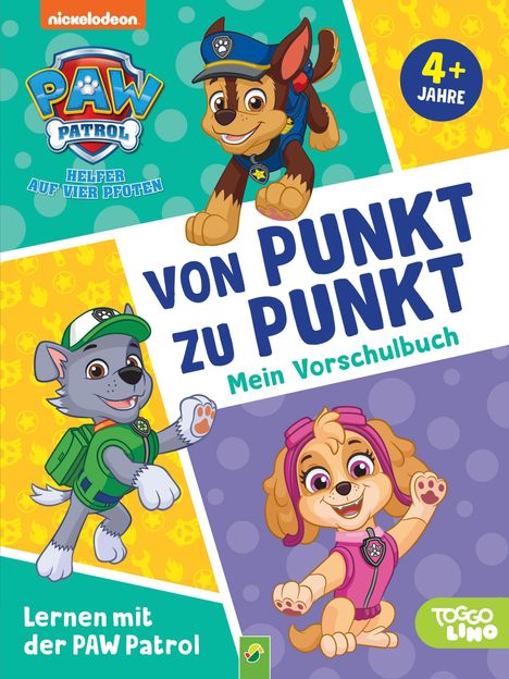 Schwager &amp; Steinlein Verlag: Lernen mit der PAW Patrol: Von Punkt zu Punkt. Mein Vorschulbuch, Buch