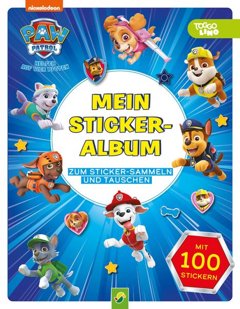 PAW Patrol Mein Stickeralbum mit 100 Stickern, Buch
