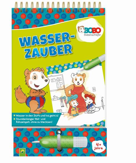 Bobo Siebenschläfer Wasserzauber: Einfach mit Wasser malen!, Buch