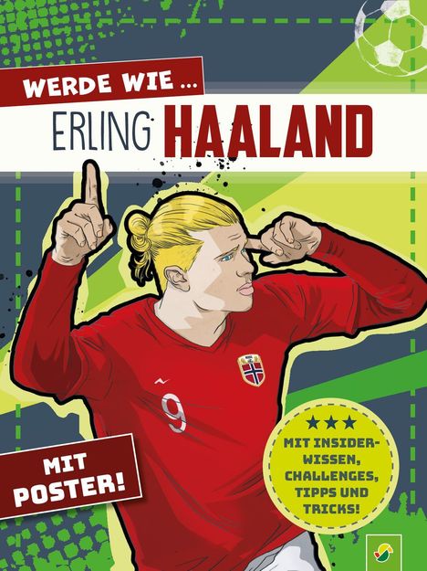 Jonas Kozinowski: Werde wie ... Erling Haaland | Mit Poster, Buch