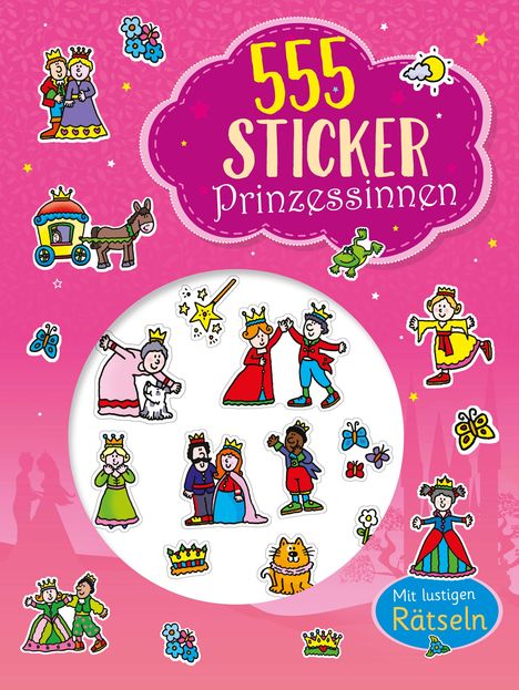555 Sticker Prinzessinnen, Buch