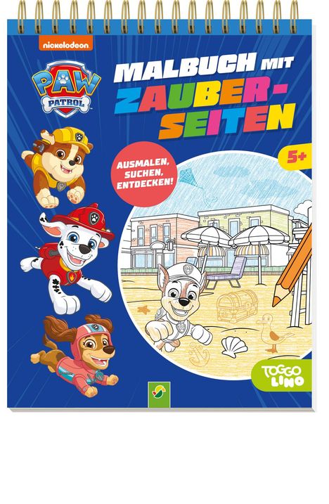 Schwager &amp; Steinlein Verlag GmbH: PAW Patrol Malbuch mit Zauberseiten, Buch