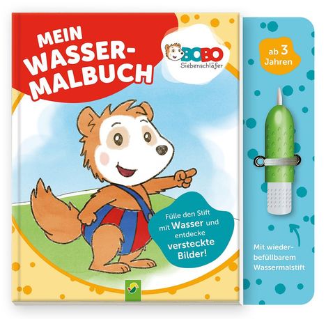 Schwager & Steinlein Verlag: Bobo Siebenschläfer Mein Wassermalbuch, Buch
