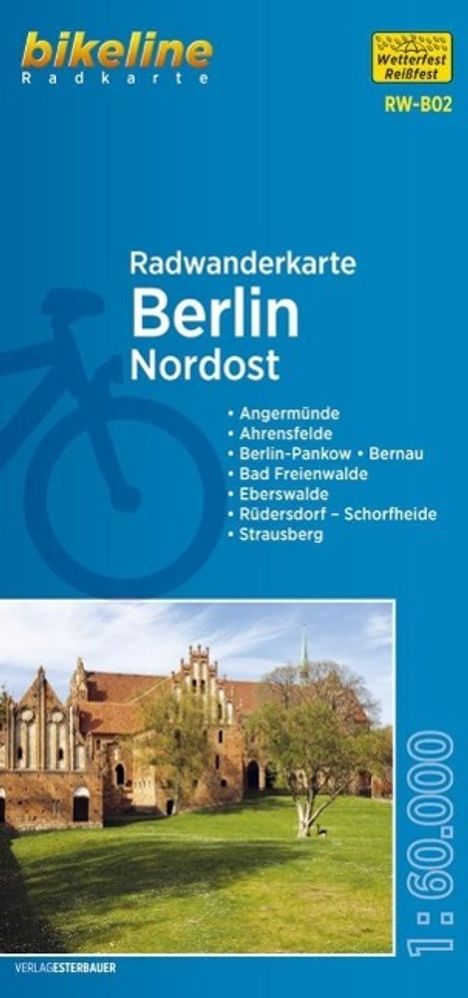 Bikeline Radwanderkarte Berlin Nordost, Karten