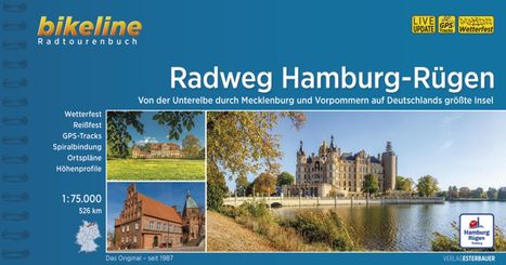 Radfernweg Hamburg-Rügen, Buch
