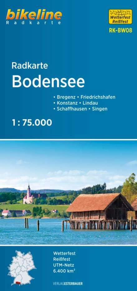 Radkarte Bodensee 1:75.000 (RK-BW08), Karten
