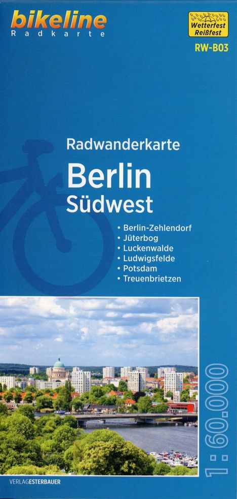 Radwanderkarte Berlin Südwest 1:60.000 (RW-B03), Karten