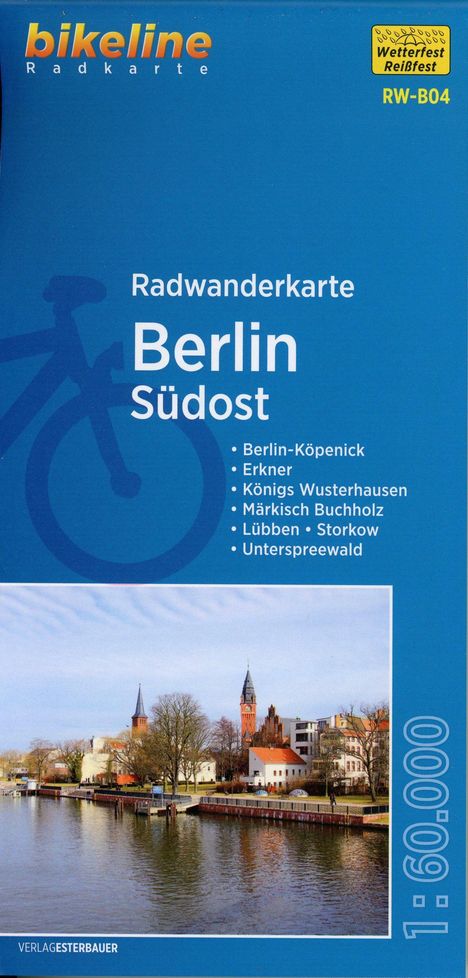 Radwanderkarte Berlin Südost 1:60.000 (RW-B04), Karten