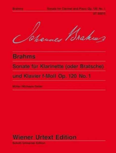 Brahms, J: Sonate f-Moll Op. 120 No. 1, Noten