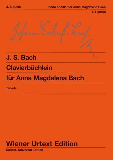 Christian Petzold: Clavierbüchlein der Anna Magdalena Bach, Noten