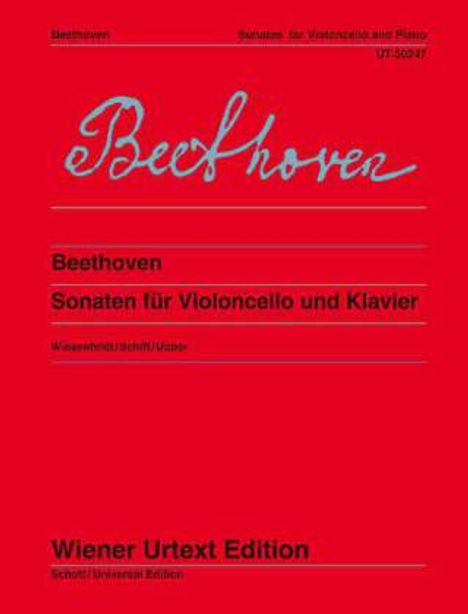 Sonaten für Violoncello und Klavier, Noten