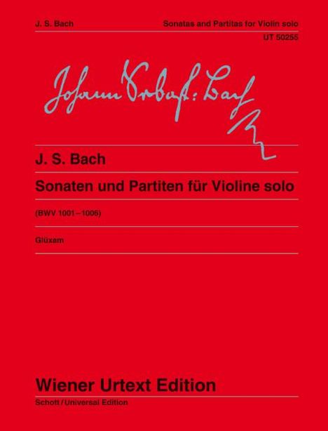 Johann Sebastian Bach: Sonaten und Partiten, Noten