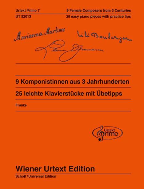 9 Komponistinnen aus 3 Jahrhunderten, Buch