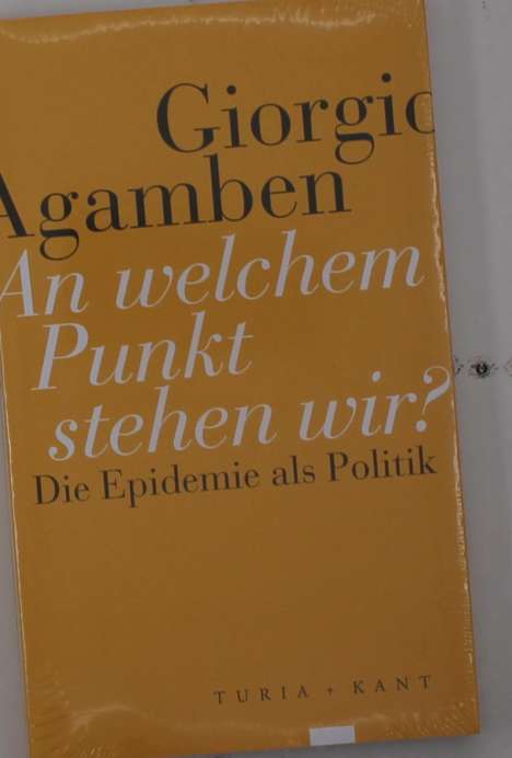 Giorgio Agamben: An welchem Punkt stehen wir?, Buch