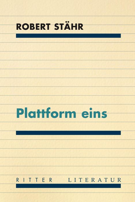 Robert Stähr: Plattform eins, Buch