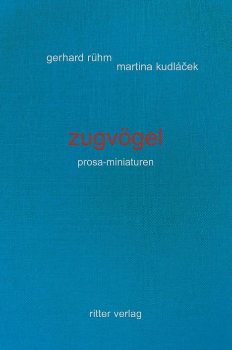 Martina Kudlá¿ek: zugvögel, Buch