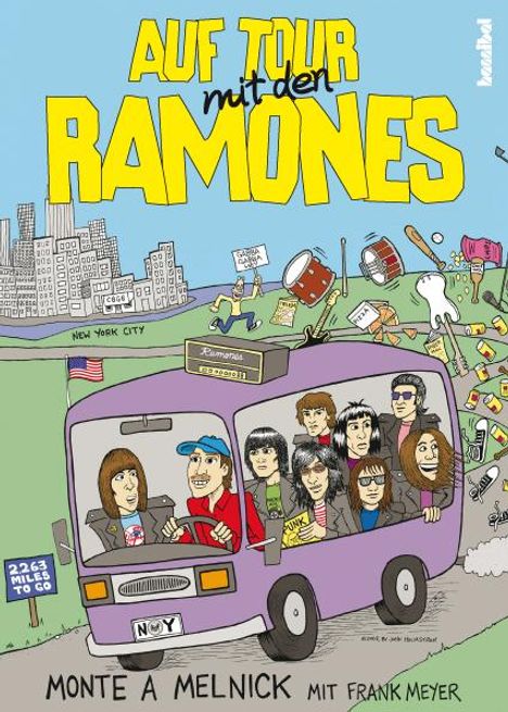 Monte A. Melnick: Auf Tour mit den Ramones, Buch