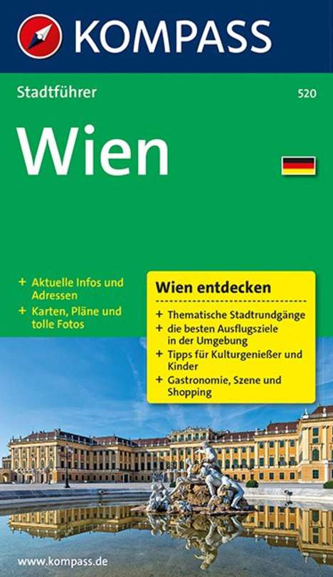KOMPASS Stadtführer Wien, Buch