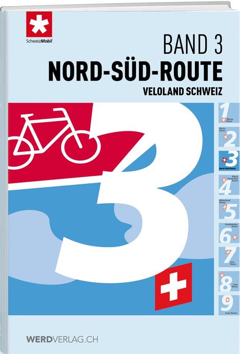 Veloland Schweiz Band 03 Nord-Süd-Route, Buch