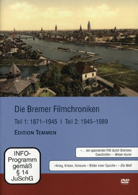 Die Bremer Filmchroniken Teil 1: 1987-1945 &amp; Teil 2: 1945-1989, DVD