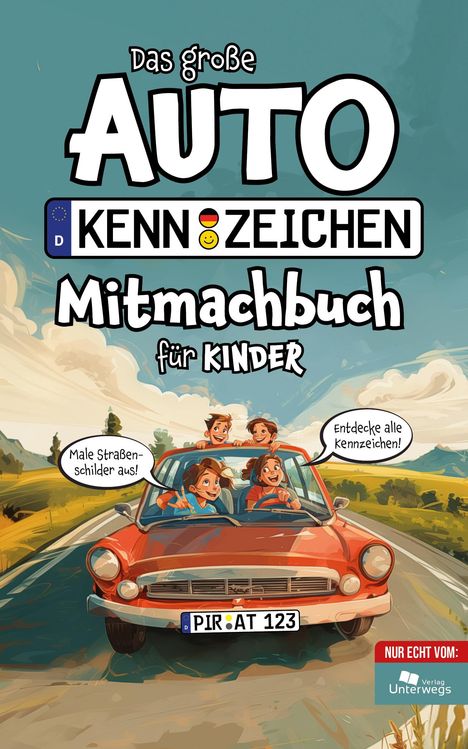 Domenico Colucci: Das große Autokennzeichen Mitmachbuch für Kinder, Buch