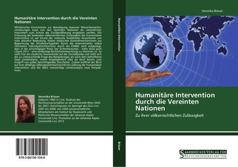 Veronika Bräuer: Humanitäre Intervention durch die Vereinten Nationen, Buch