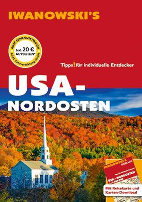 Margit Brinke: USA Nordosten - Reiseführer von Iwanowski, Buch