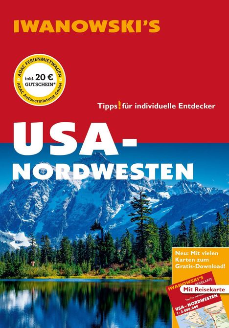 Margit Brinke: USA-Nordwesten - Reiseführer von Iwanowski, Buch