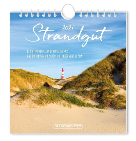 Postkartenkalender 2021 Strandgut, Kalender