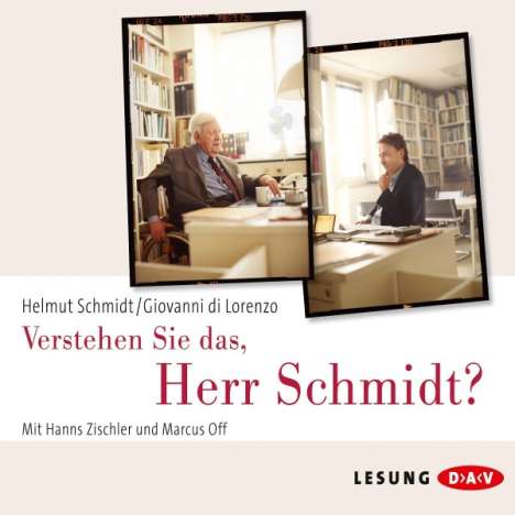 Helmut Schmidt: Verstehen Sie das, Herr Schmidt?, CD