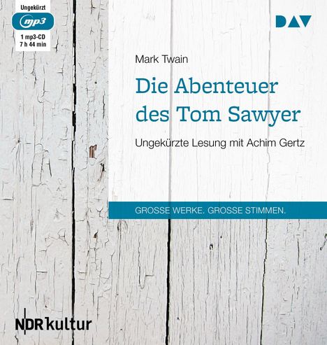 Mark Twain: Die Abenteuer des Tom Sawyer, MP3-CD