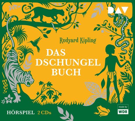 Rudyard Kipling: Das Dschungelbuch, 2 CDs