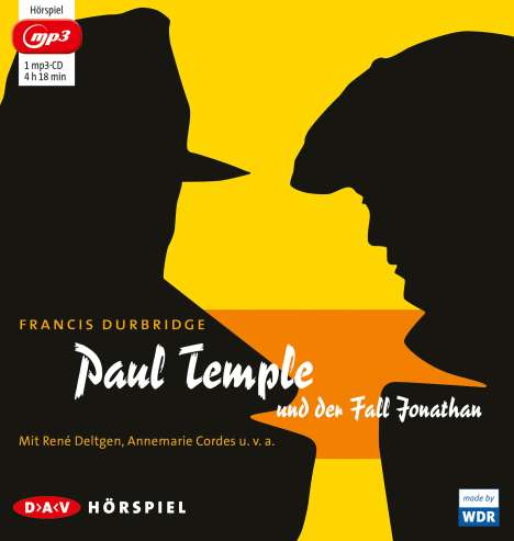 Francis Durbridge: Paul Temple und der Fall Jonathan, MP3-CD
