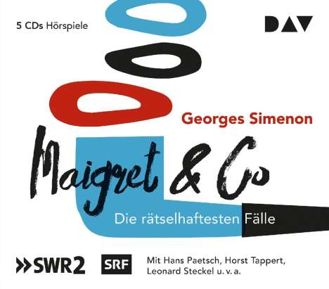 Georges Simenon: Maigret &amp; Co - Die rätselhaftesten Fälle, 5 CDs