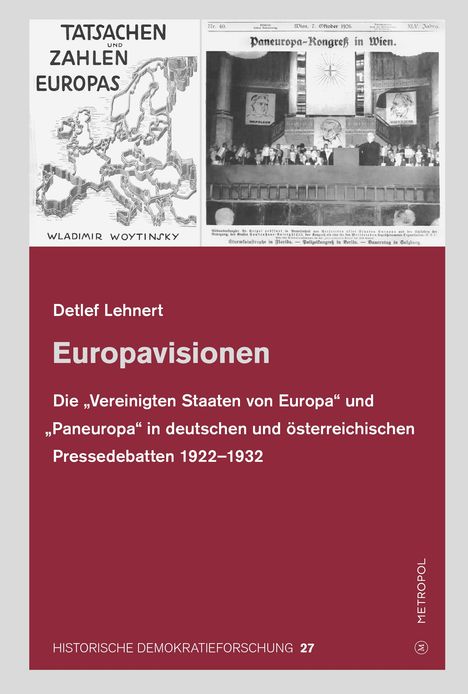 Detlef Lehnert: Europavisionen, Buch