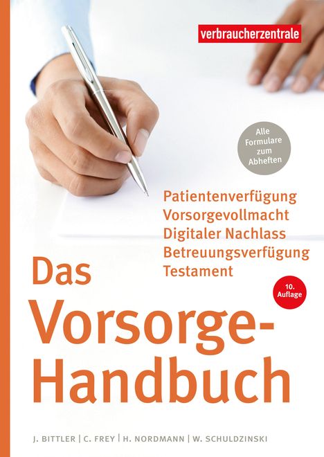 Jan Bittler: Das Vorsorge-Handbuch, Buch