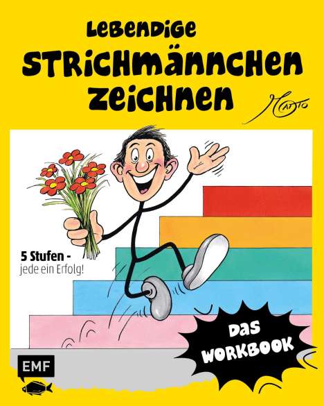 Andreas Tschudin: Lebendige Strichmännchen zeichnen - Das Workbook, Buch
