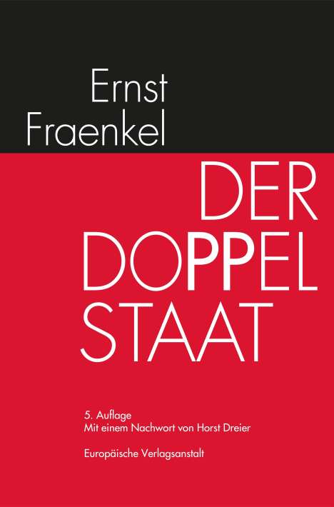 Ernst Fraenkel: Der Doppelstaat, Buch