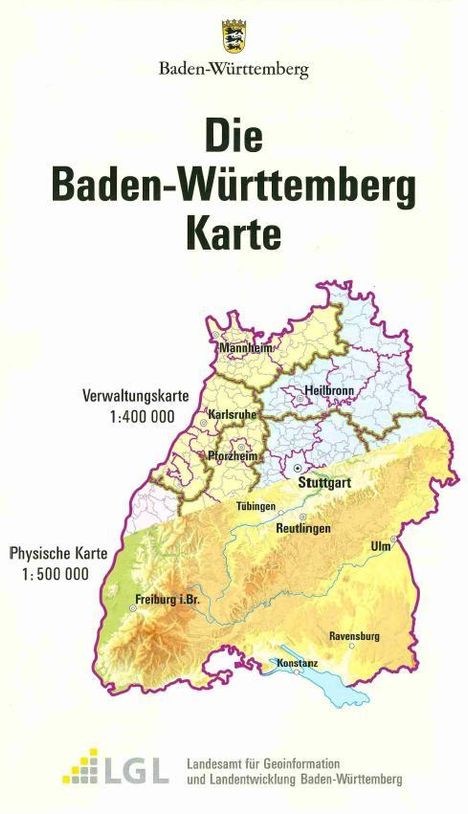 Die Baden-Württemberg Karte, Karten