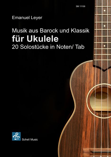 Musik aus Barock und Klassik für Ukulele, Buch