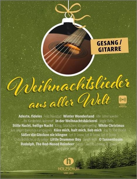 Weihnachtslieder aus aller Welt - Gesang/Gitarre, Buch