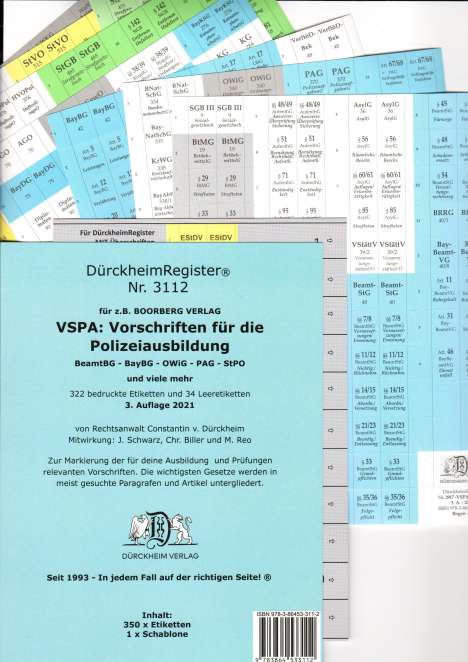 Constantin Dürckheim: Dürckheim, C: DürckheimRegister® VSPA -Alles, Diverse