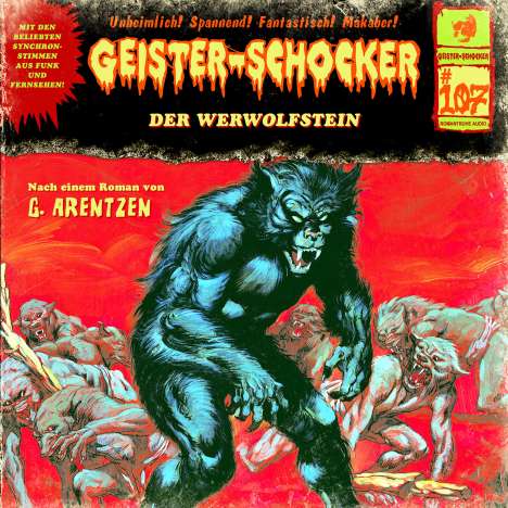 G. Arentzen: Geister Schocker CD 107: Der Werwolfstein, CD