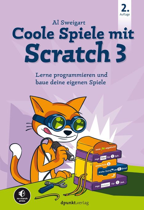 Al Sweigart: Coole Spiele mit Scratch 3, Buch
