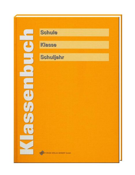 Klassenbuch sonnengelb, Buch