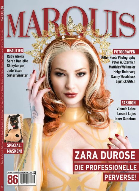 MARQUIS Magazine No. 86- Fetish, Fashion, Latex & Lifestyle -- Englische Ausgabe, Buch